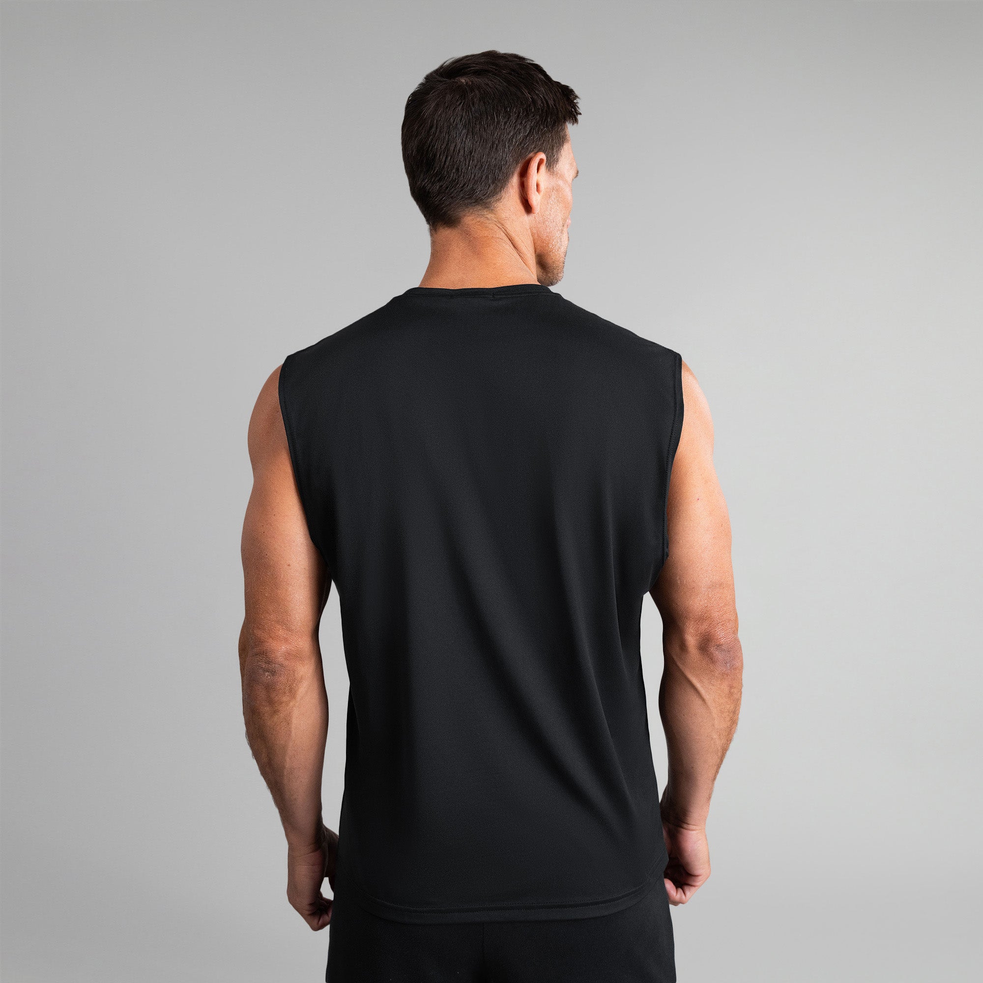 Tags:(6'0"|180 lbs) Custom tee model Tyler in Black