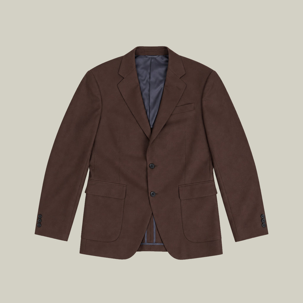Arden Blazer model Tyler in Hearth