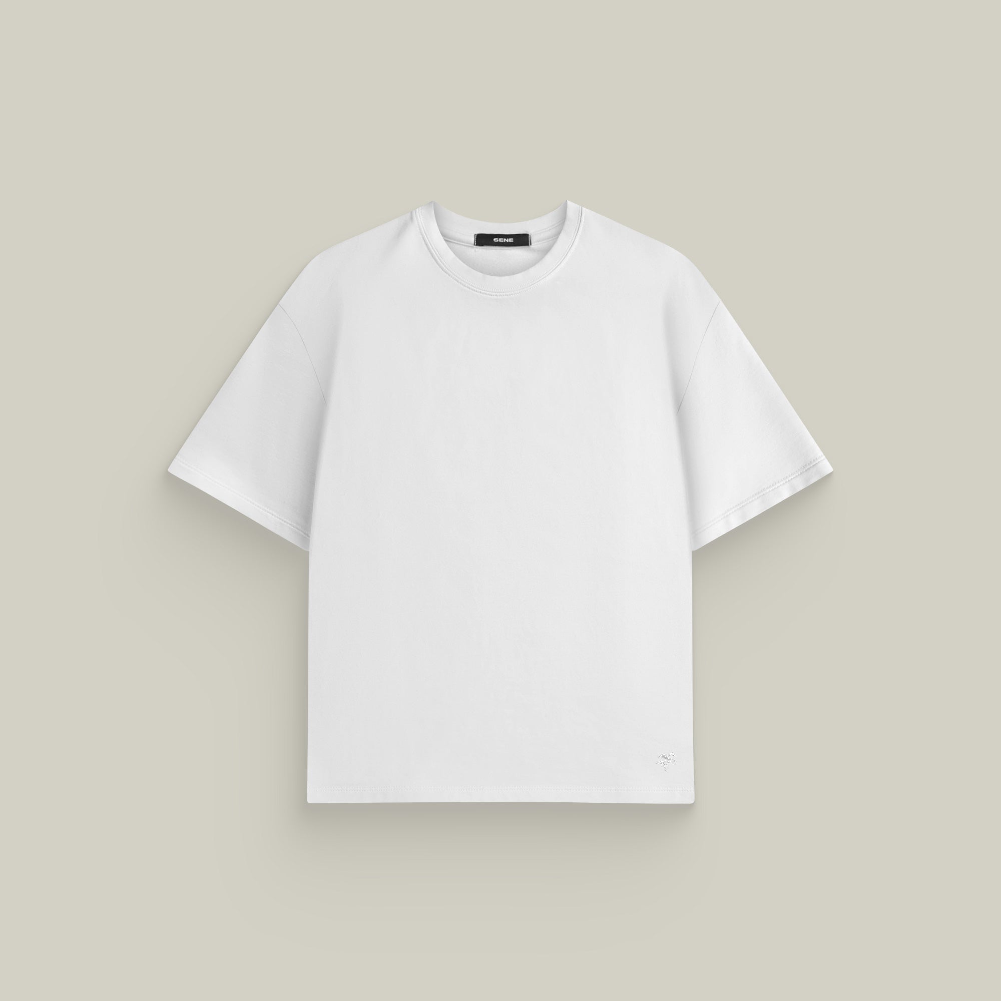 custom t-shirt tee model Melissa in White