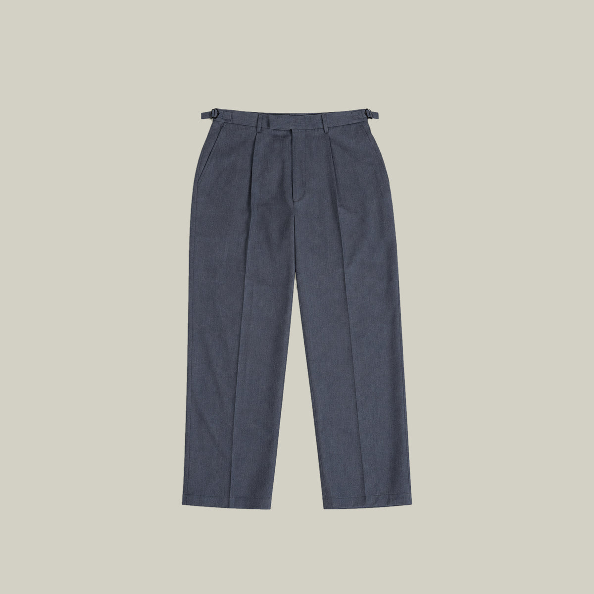 Ford Wool Straight Trouser model Tyler in Granite