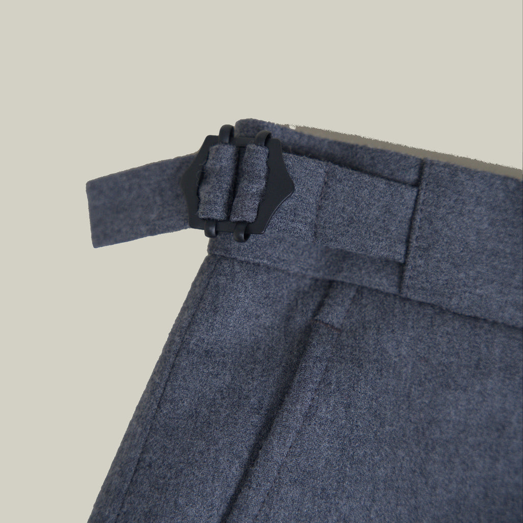Ford Wool Straight Trouser model Tyler in Granite