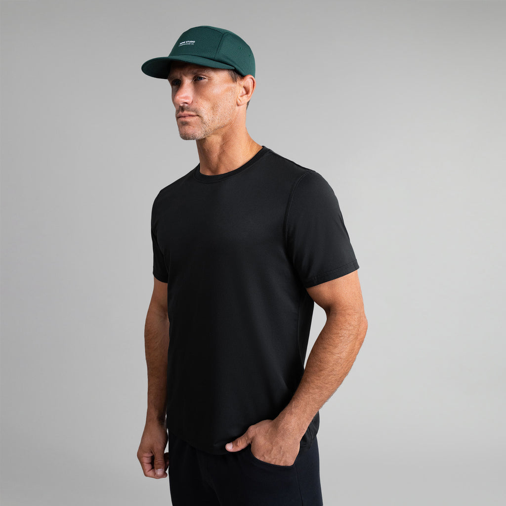 Tags:(6'0"|180 lbs) Custom tee model Tyler in Black