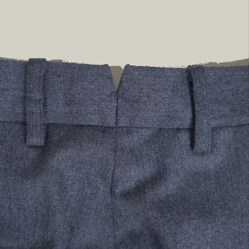 Ford Wool Straight Trouser model Tyler in Granite
