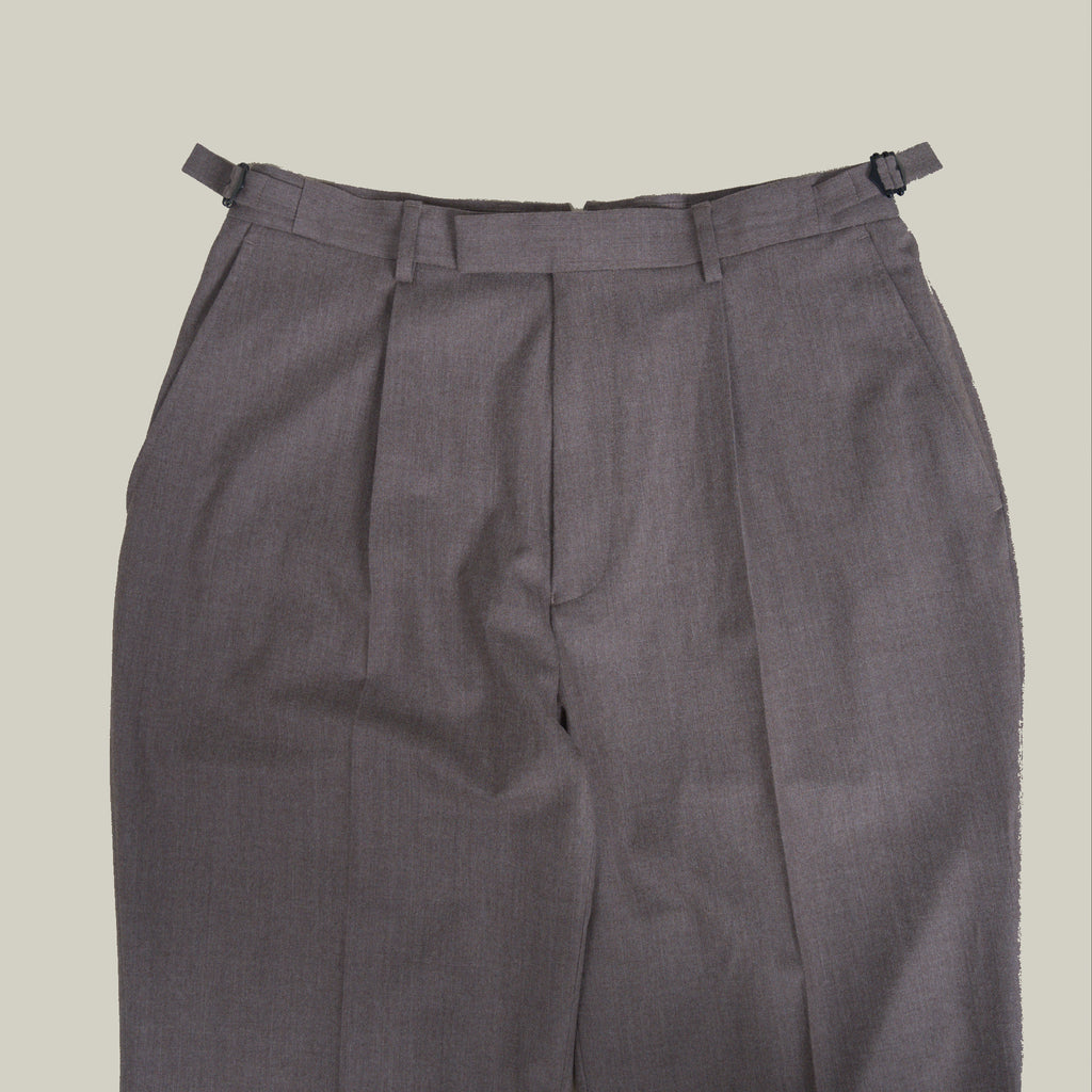 Ford Wool Straight Trouser model Tyler in Weathered Oak