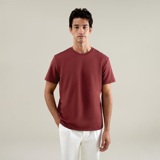 Custom t-shirt tee model Jessey in Maroon