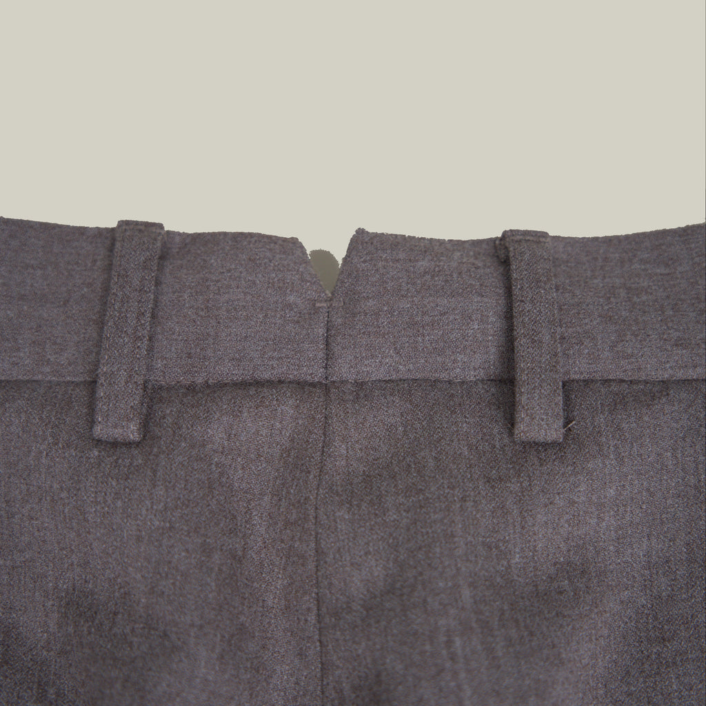 Ford Wool Straight Trouser model Tyler in Weathered Oak