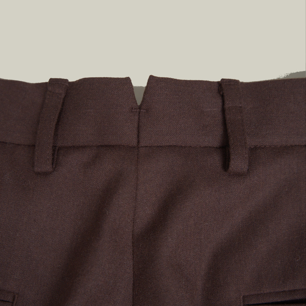 Ford Wool Straight Trouser model Tyler in Hearth