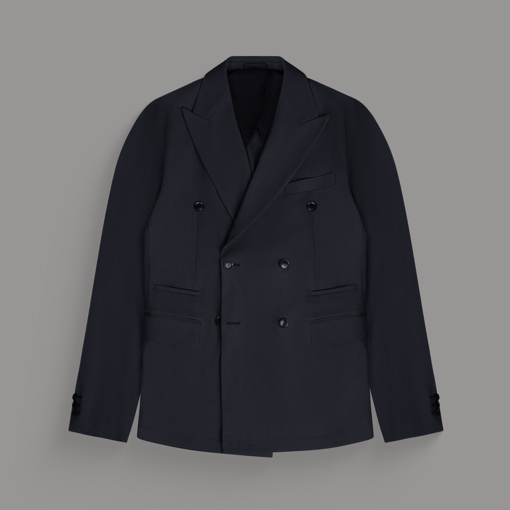 Tags:(6'0"|180 lbs) Bespoke custom linen men's suit los angeles model Tyler in Black