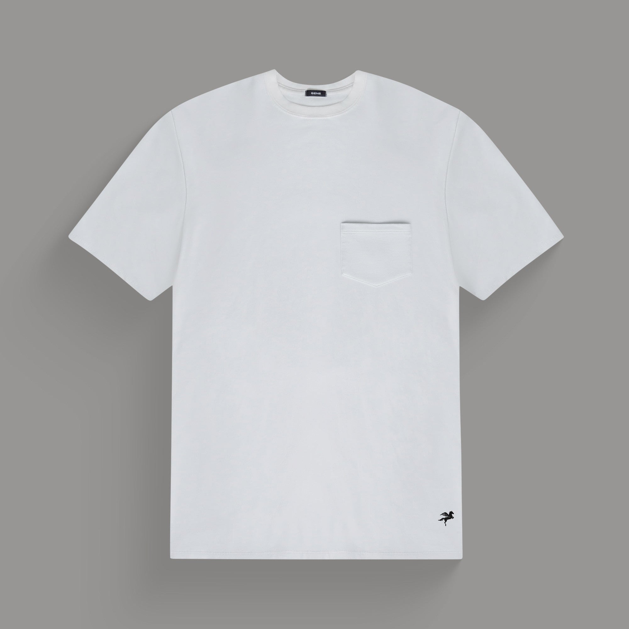 Tags:(6'0" - 180 lbs|Medium) custom t-shirt tee model Tyler in White