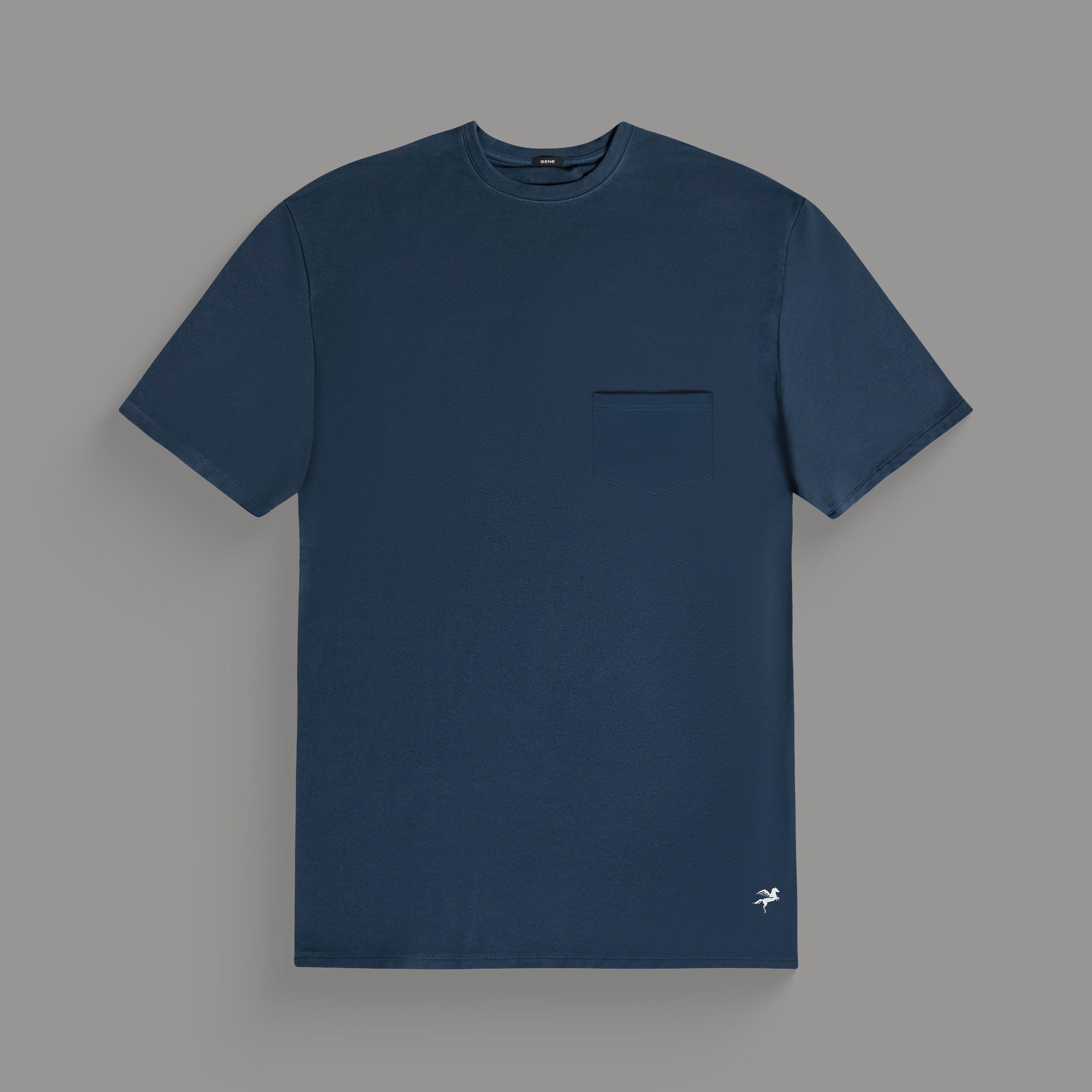 Tags:(6'0" - 180 lbs|Medium) custom t-shirt tee model Tyler in Deep Sea