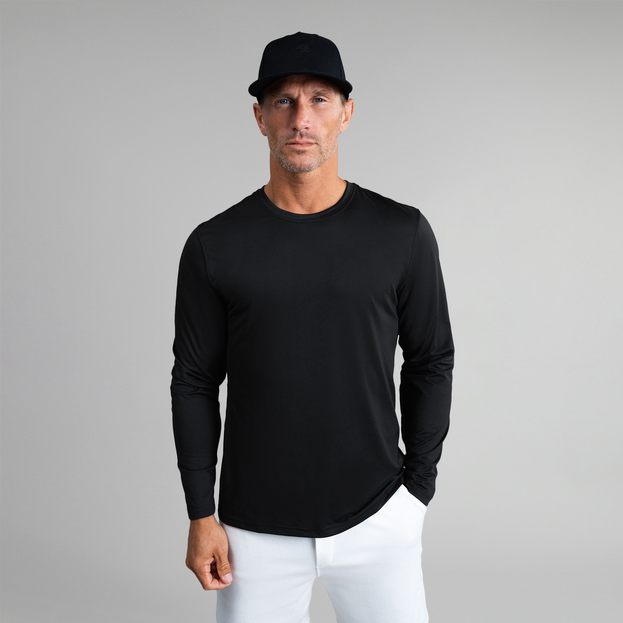Tags:(6'0"|180 lbs) Custom tee model Tyler in Black