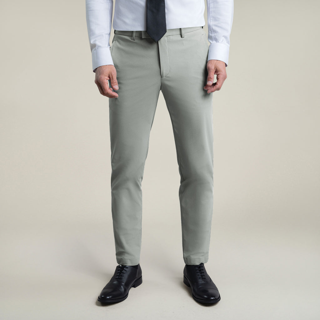 Bespoke custom athleisure technical men's suit model Tyler in Sterling