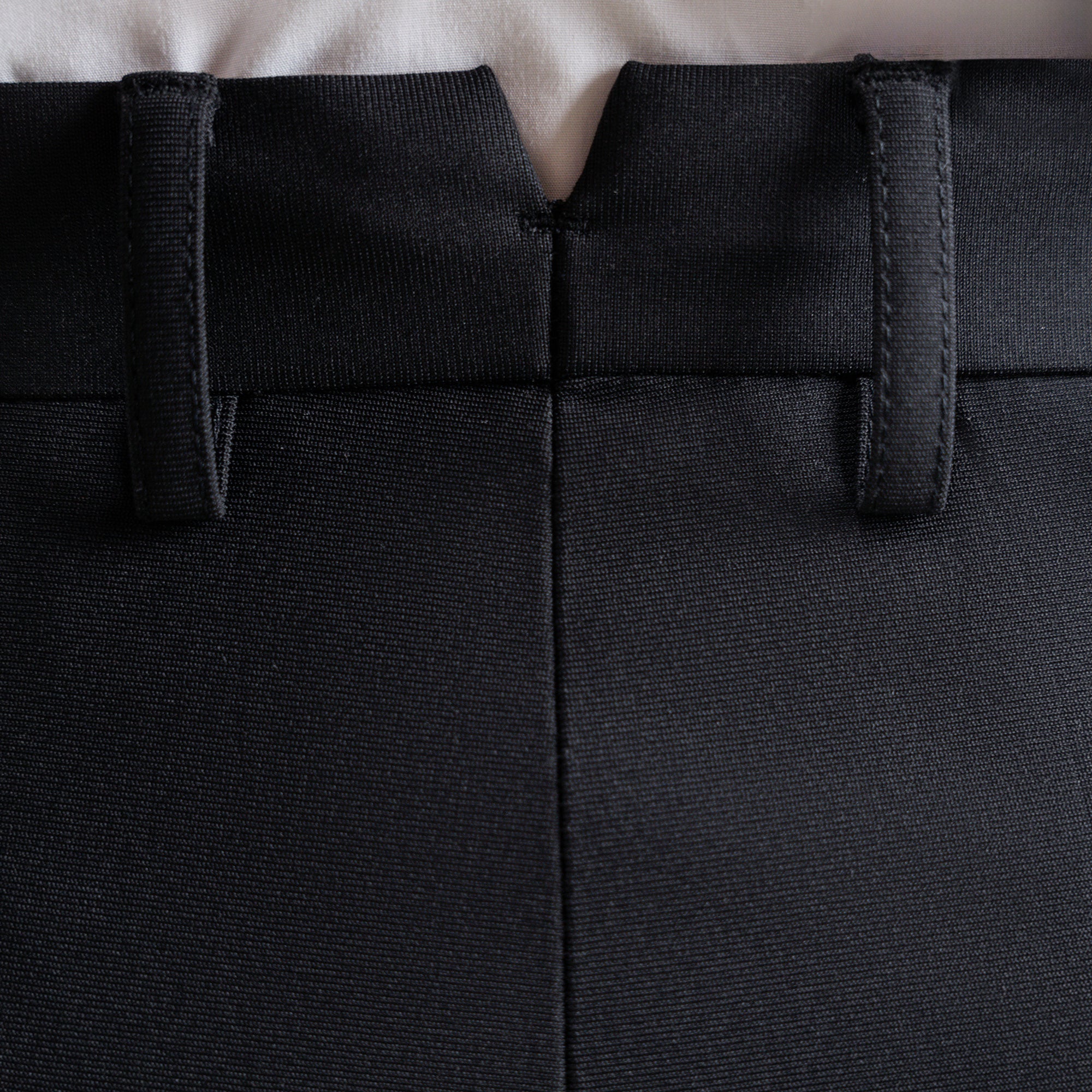 Tags:(6'1"|165) Bespoke custom athleisure technical athletic stretch suit los angeles model Jessey in Black