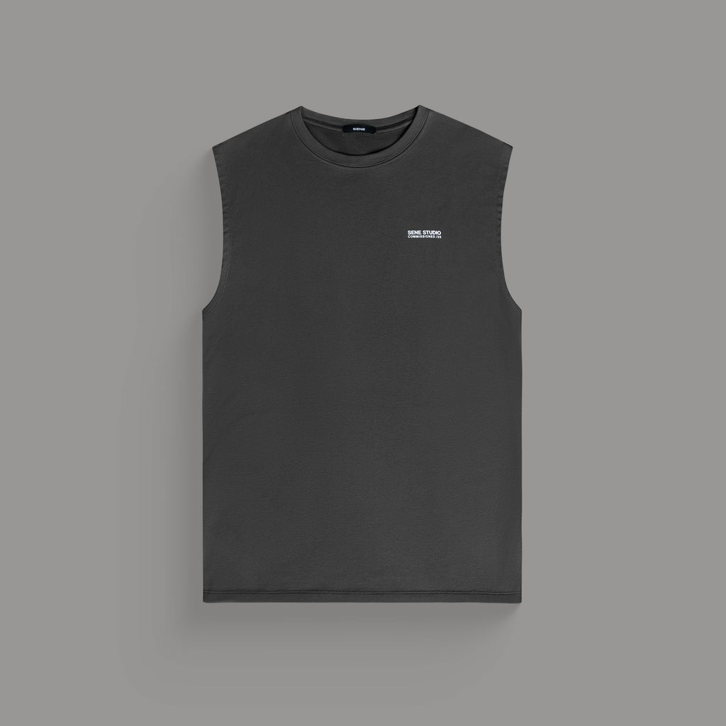 Tags:(6'0" - 180 lbs|Large) custom t-shirt tee model Tyler in Smoke