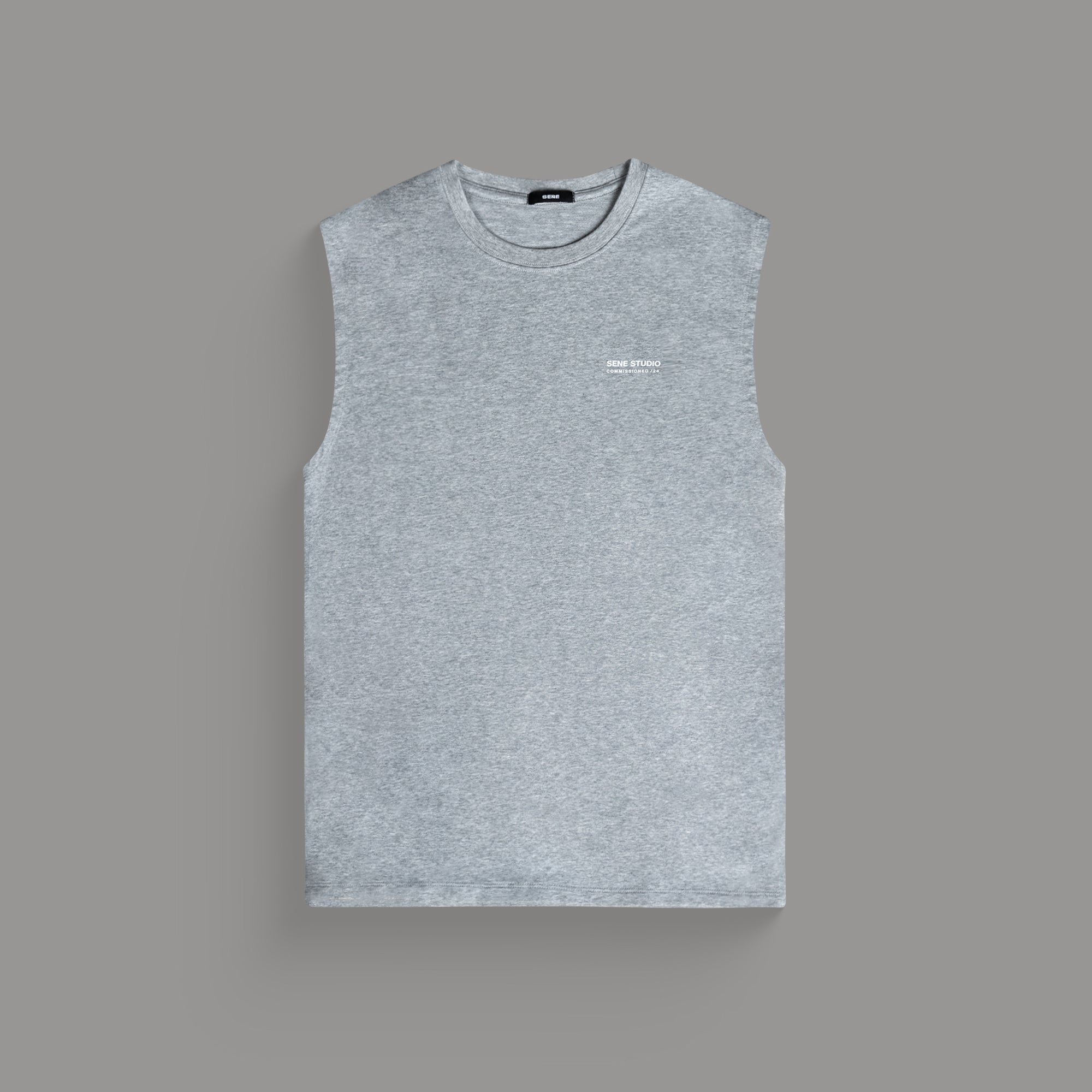 Tags:(6'0" - 180 lbs|Large) custom t-shirt tee model Tyler in Heather Gray