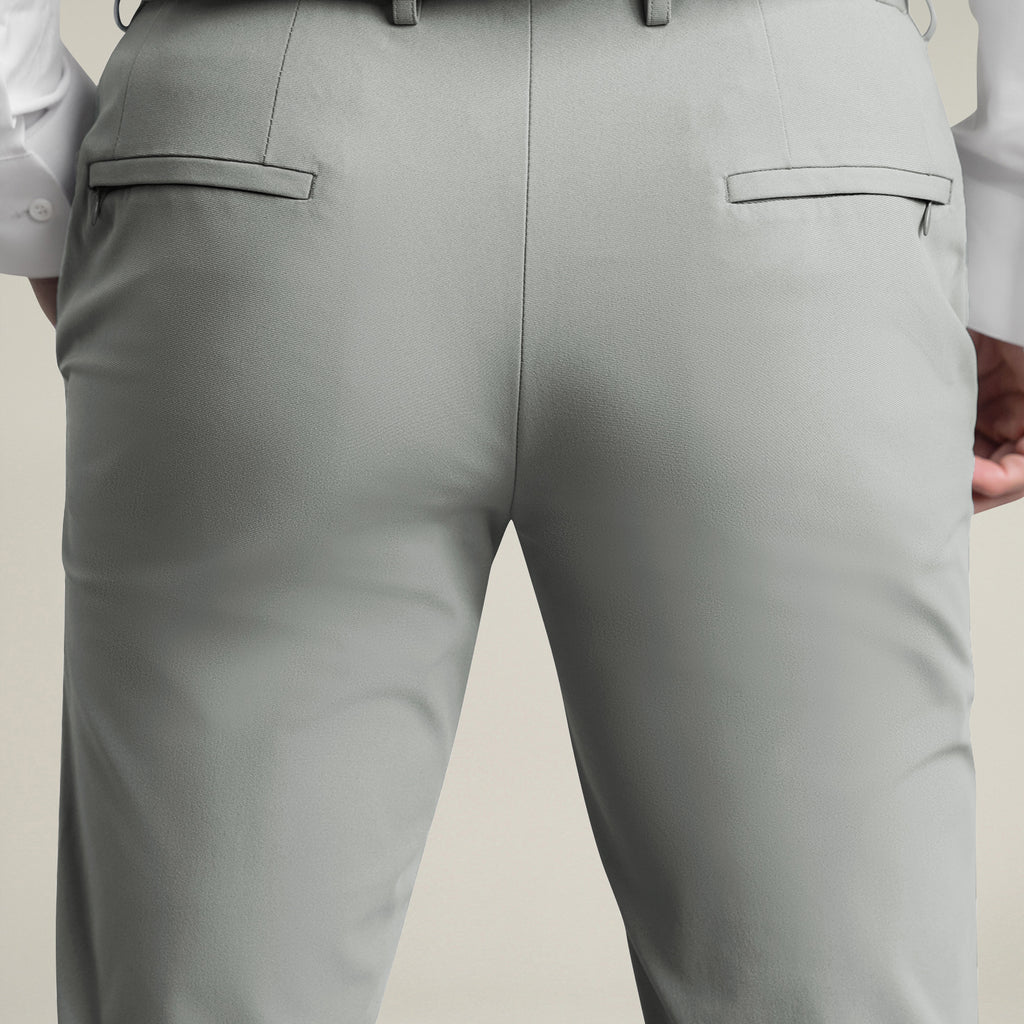 Bespoke custom athleisure technical men's suit model Tyler in Sterling
