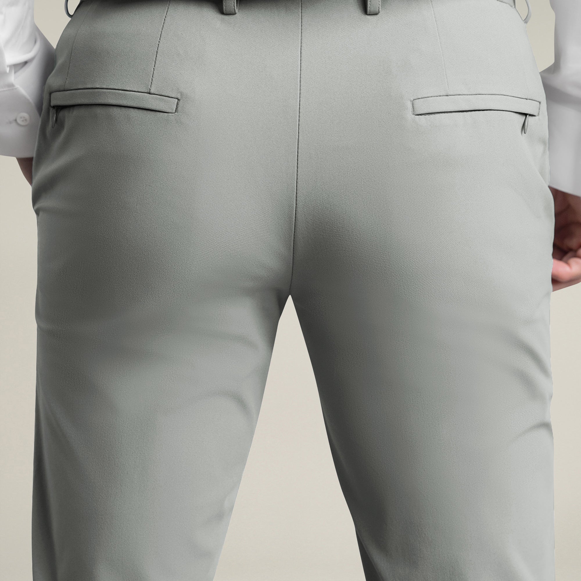 Bespoke custom athleisure technical men's suit model Tyler in Sterling
