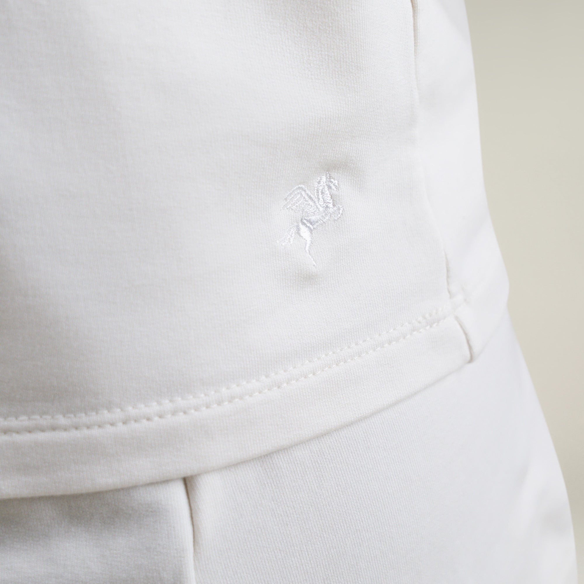  custom t-shirt tee model Melissa in Bone