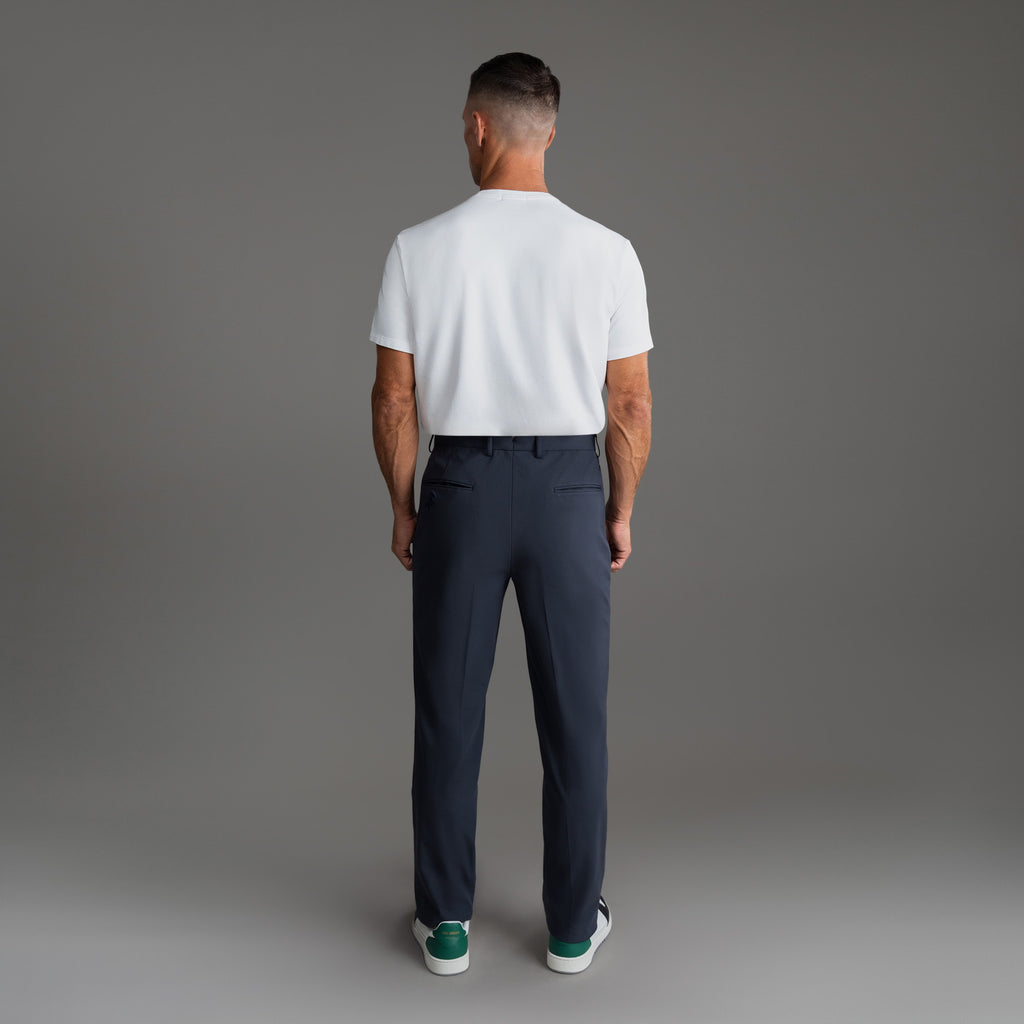 bespoke custom trousers pant chino performance technical model Tyler in Charcoal
