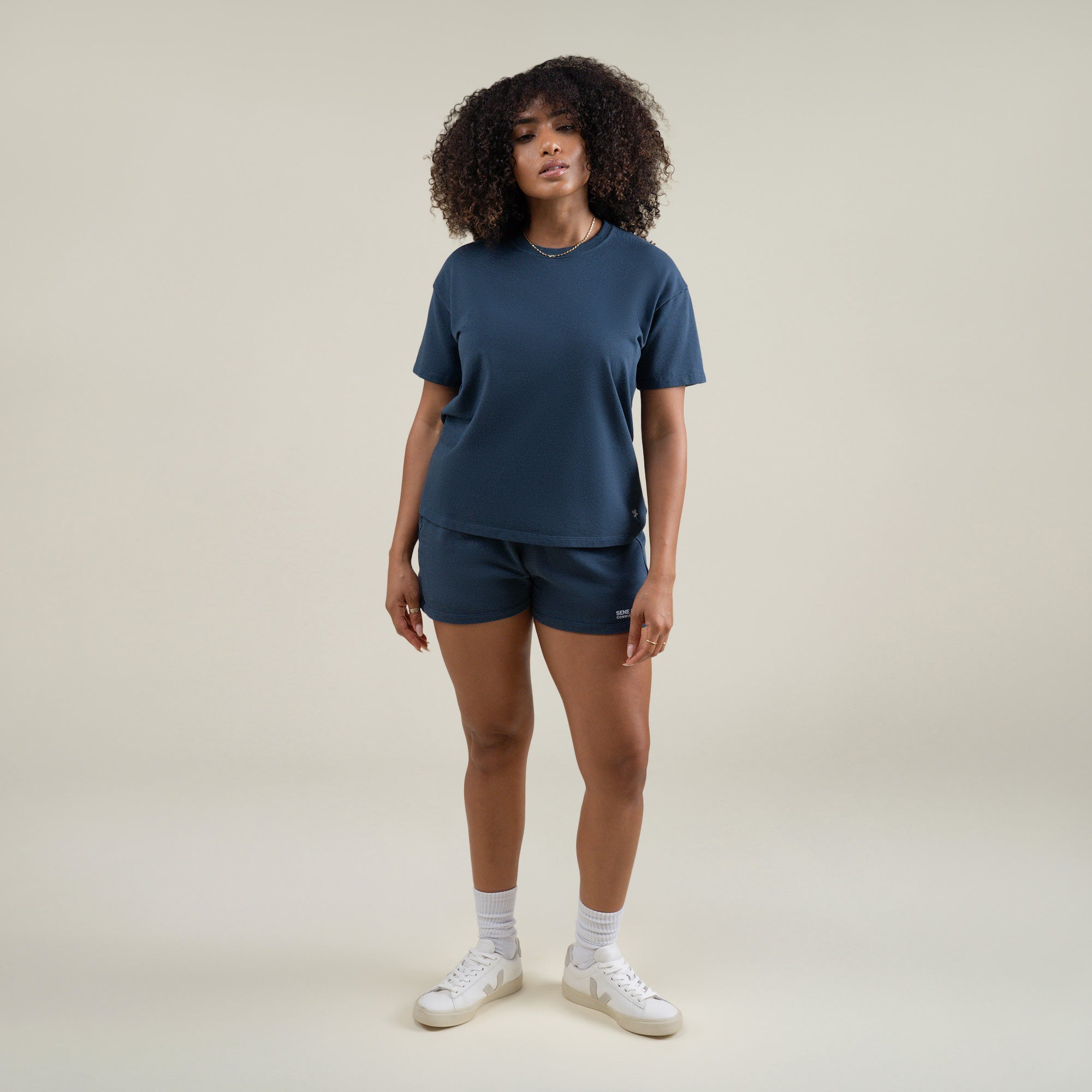  custom t-shirt tee model Melissa in Deep Sea