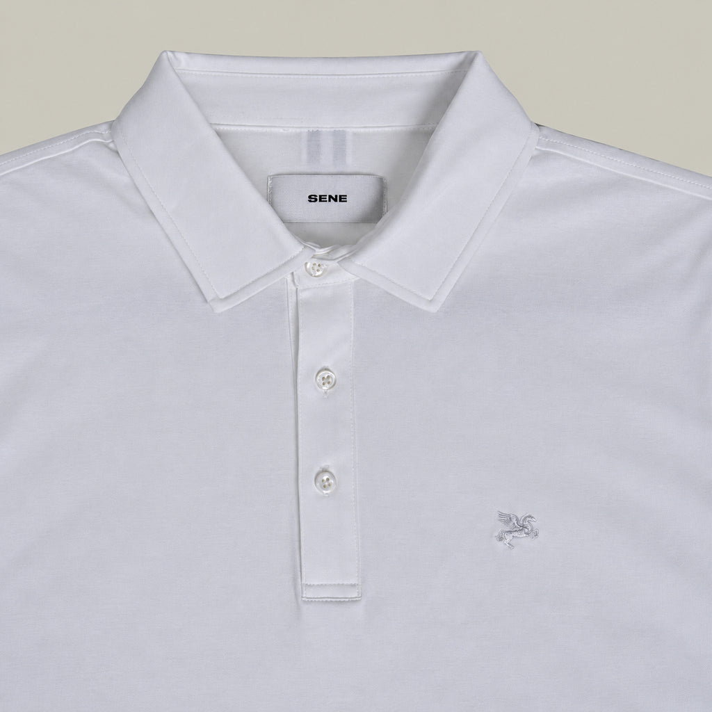 Pima Reserve Polo model Matteo in White