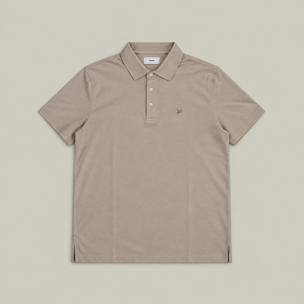 Pima Reserve Polo model Matteo in Beige