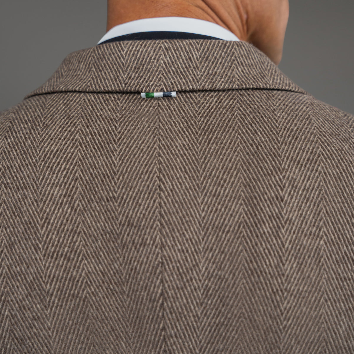 Tags:(6'0"|180 lbs) Bespoke custom linen men's suit los angeles model Tyler in  Brown