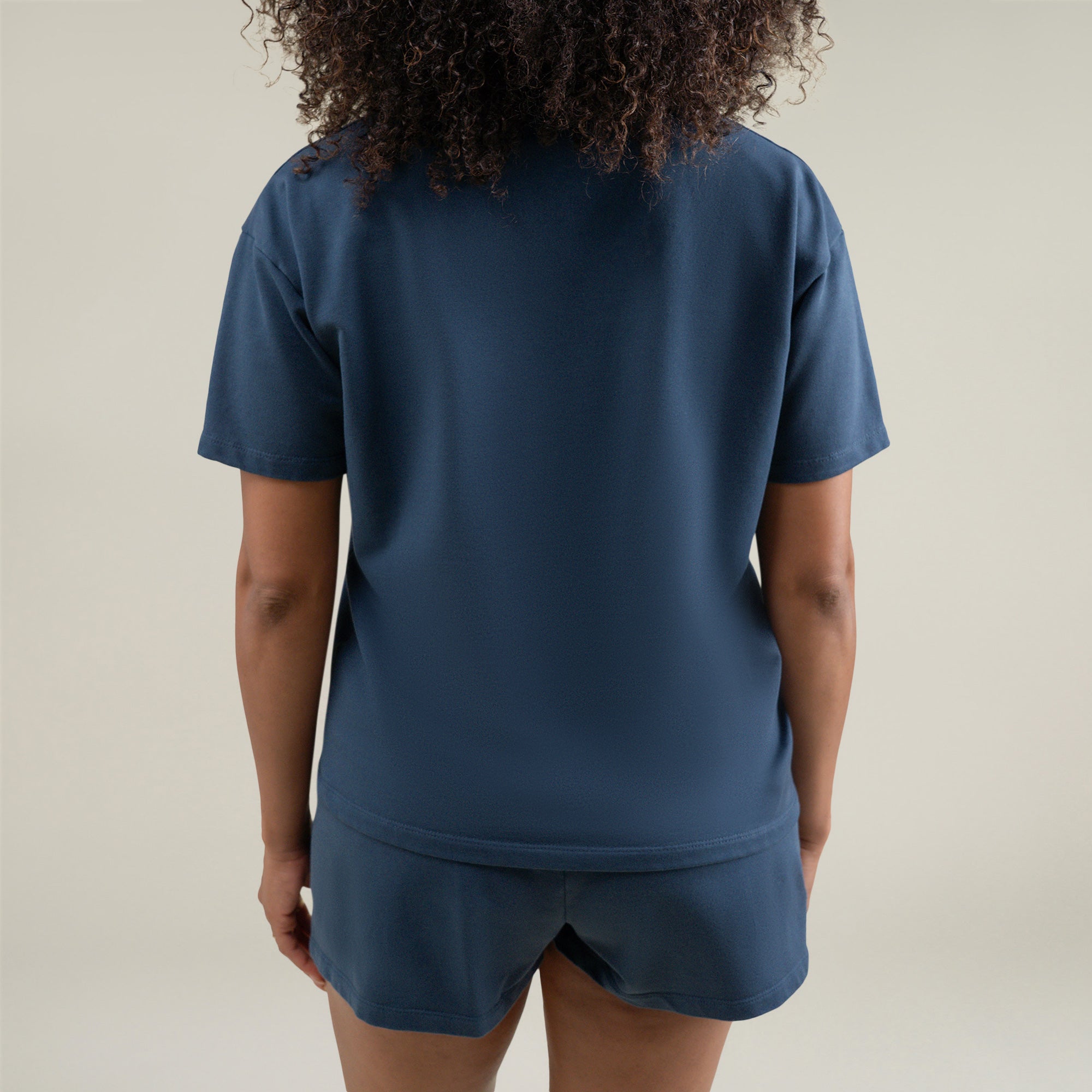  custom t-shirt tee model Melissa in Deep Sea