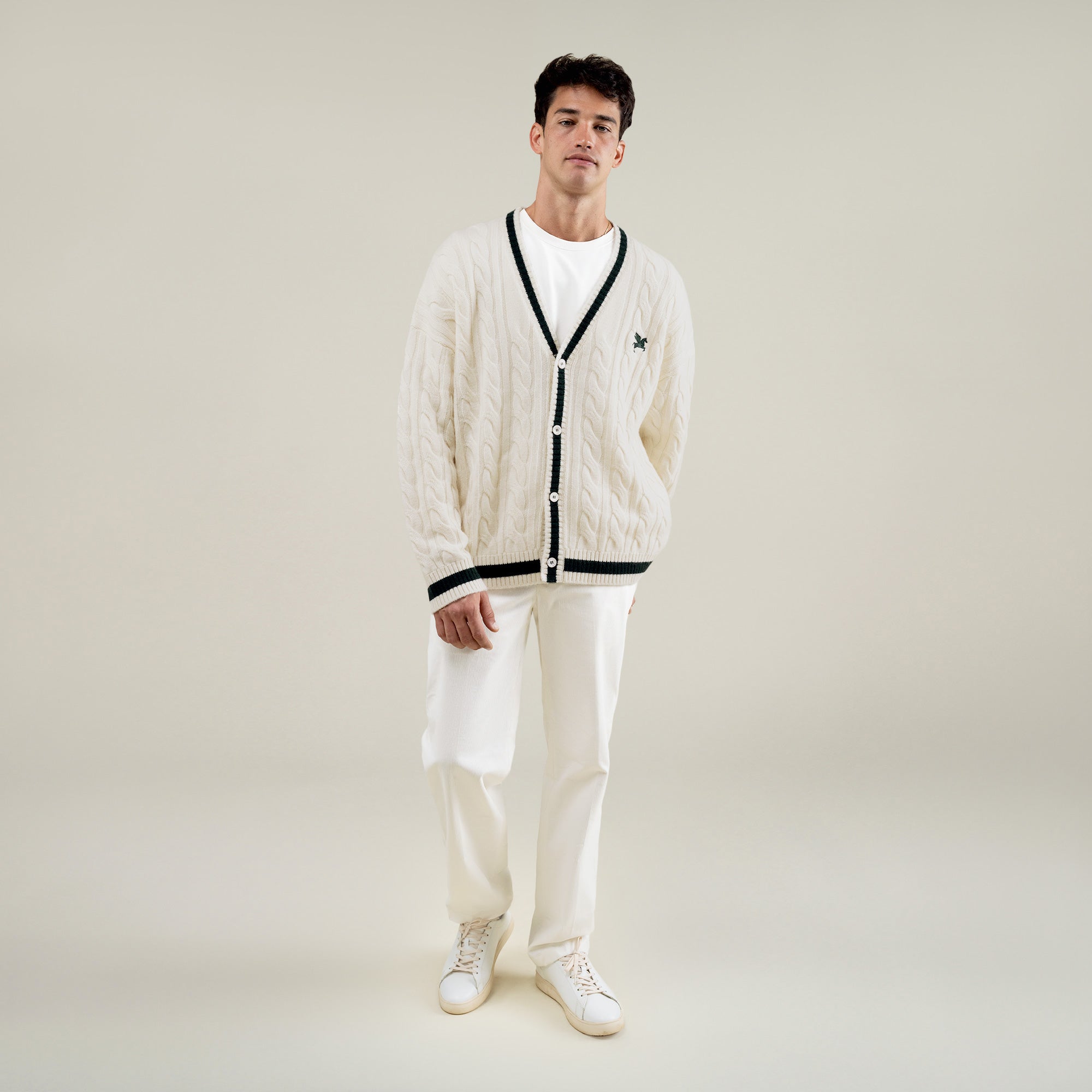 Tags:(Large | 6'1" - 165) Custom t-shirt tee model Jessey in Creme