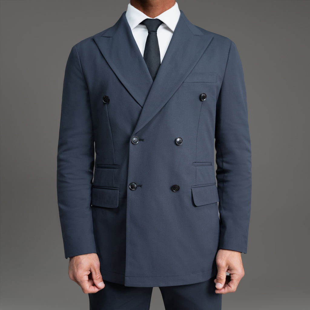 Tags:(6'0"|180 lbs) Bespoke custom linen men's suit los angeles model Tyler in Charcoal