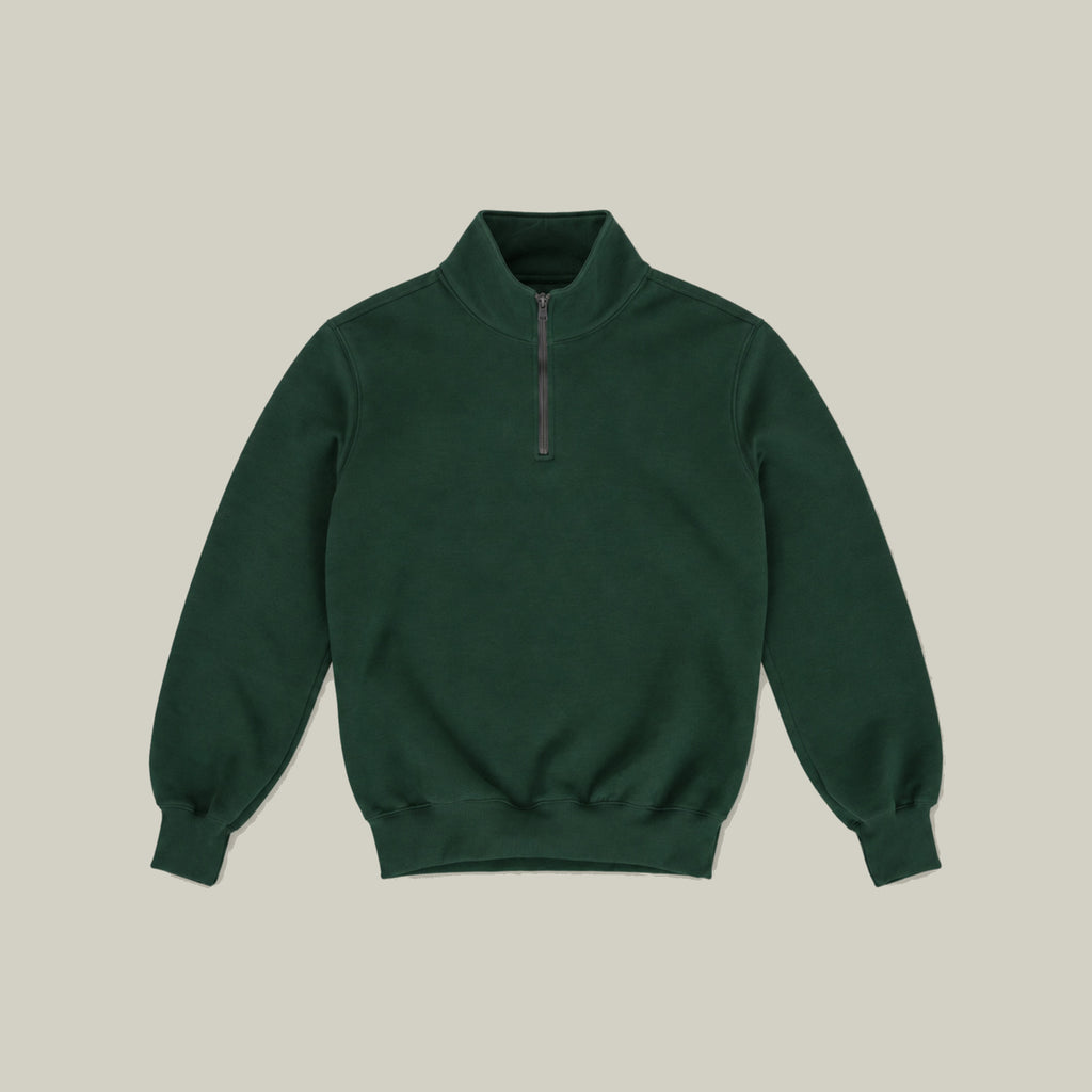 Evening Quarter-Zip model Guillermo in Forest