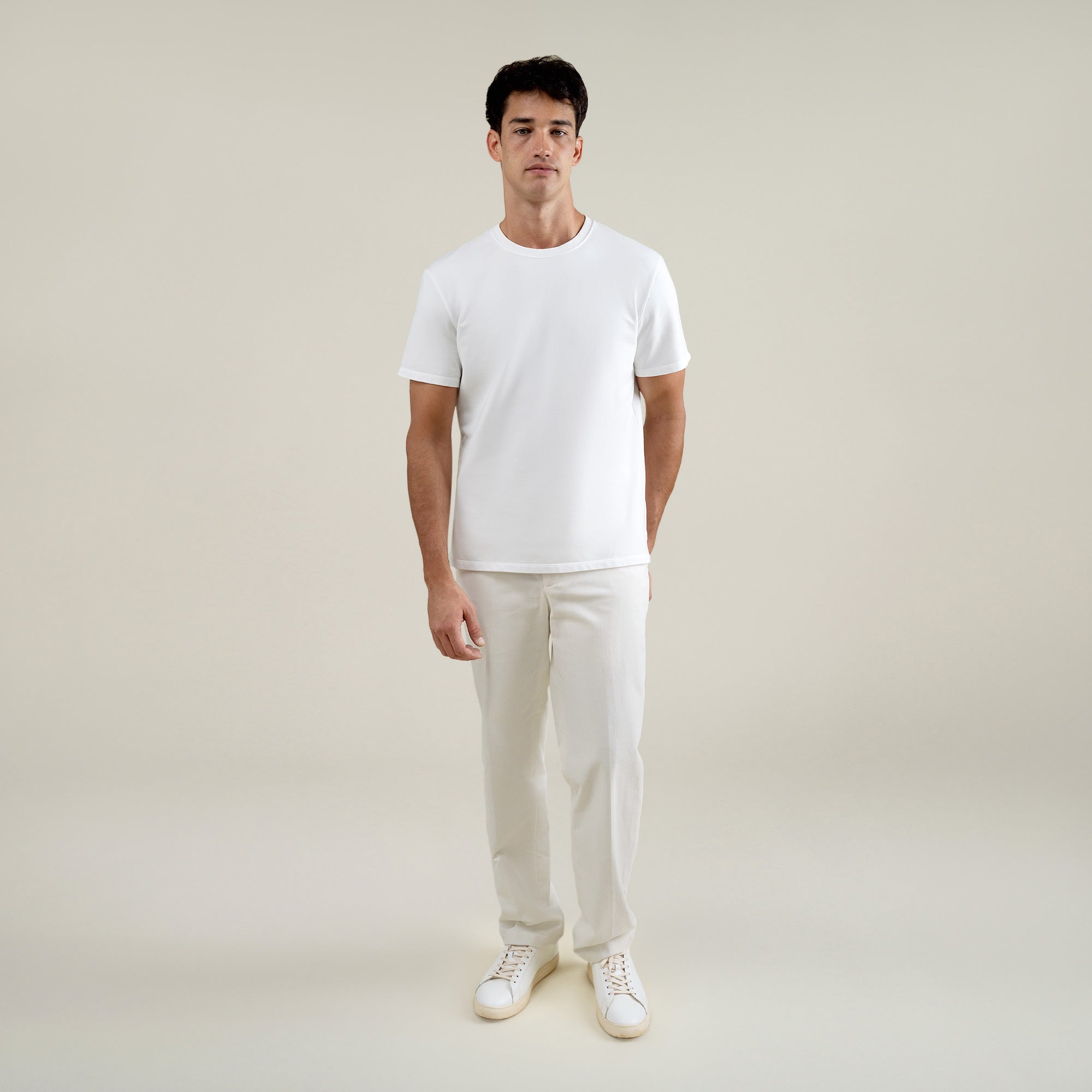 Tags:(6'1" - 165 lbs|Large) Custom t-shirt tee model Jessey in White