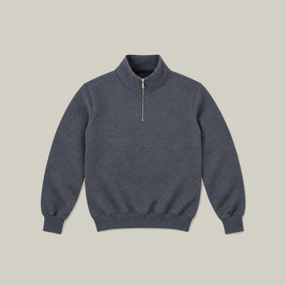 Evening Quarter-Zip model Guillermo in Graphite