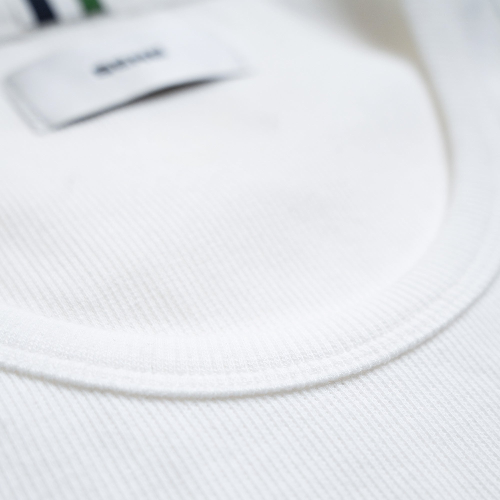 Cotton Ribbed Tank model Tyler in White