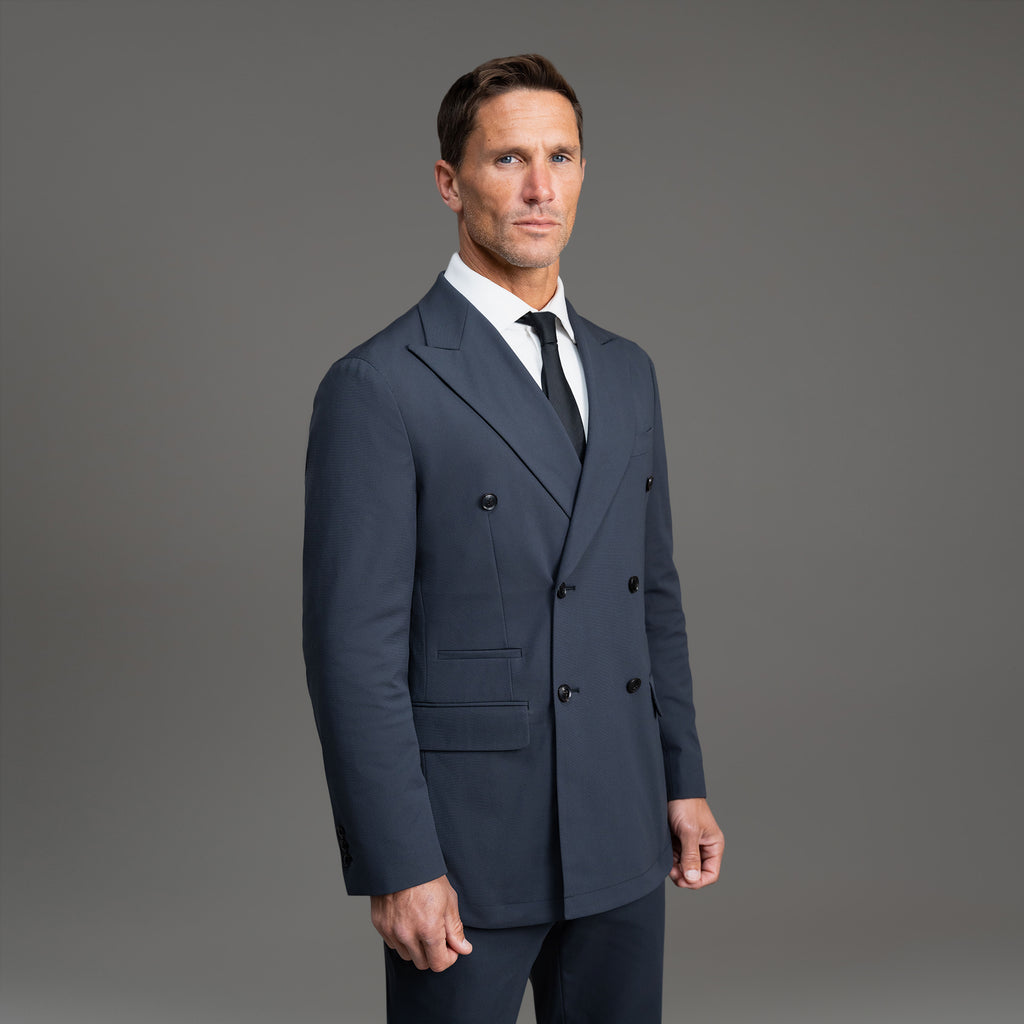 Tags:(6'0"|180 lbs) Bespoke custom linen men's suit los angeles model Tyler in Charcoal