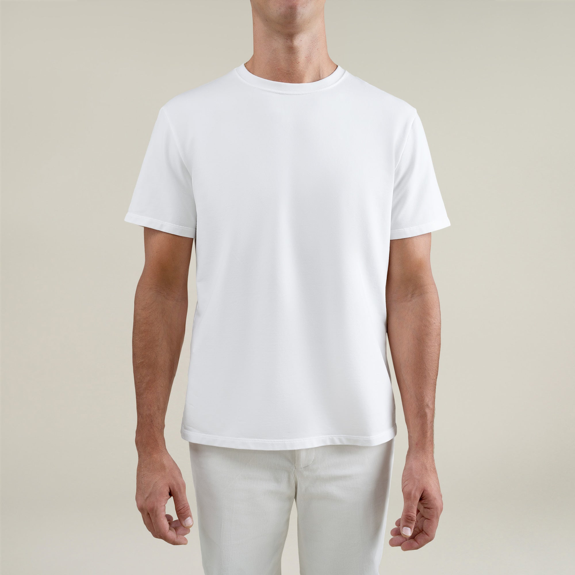 Tags:(6'1" - 165 lbs|Large) Custom t-shirt tee model Jessey in White