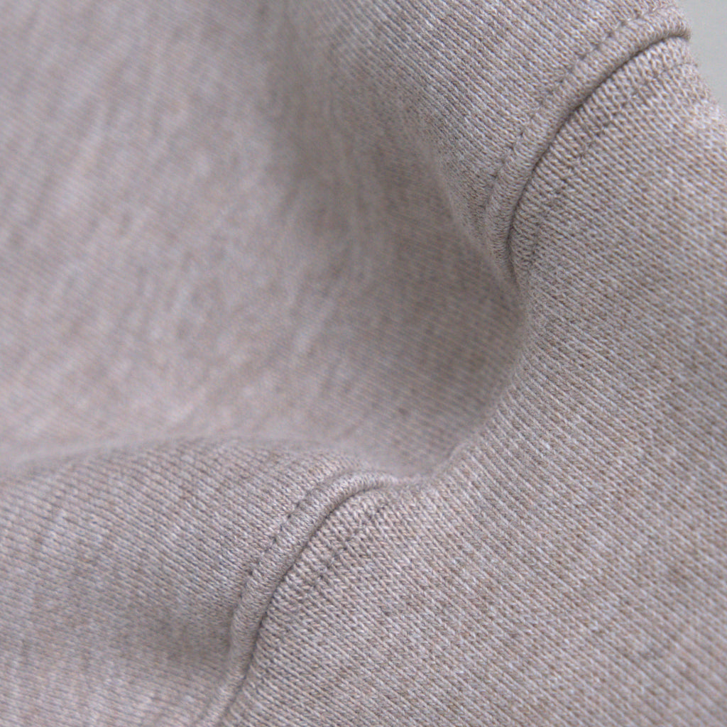 Evening Crewneck Sweater model Guillermo in Heather Stone