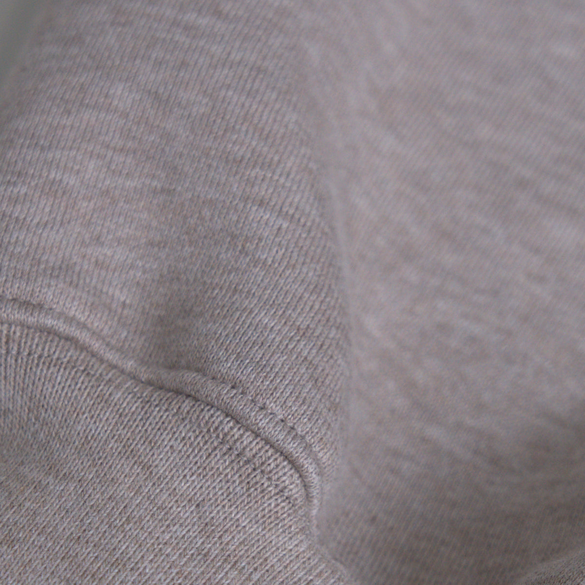Evening Crewneck Sweater model Guillermo in Heather Stone