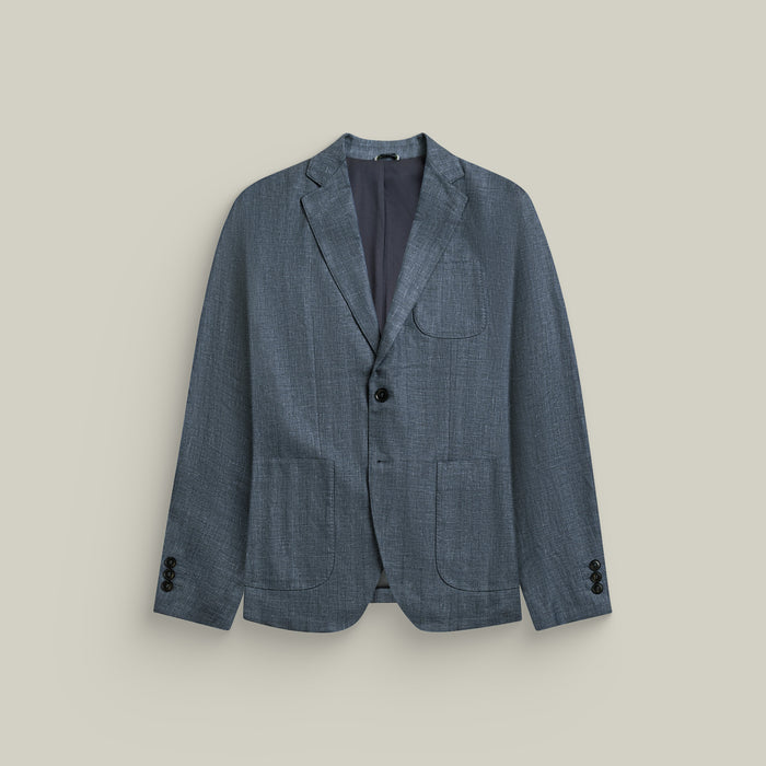 Solano Wool Linen Silk Blazer