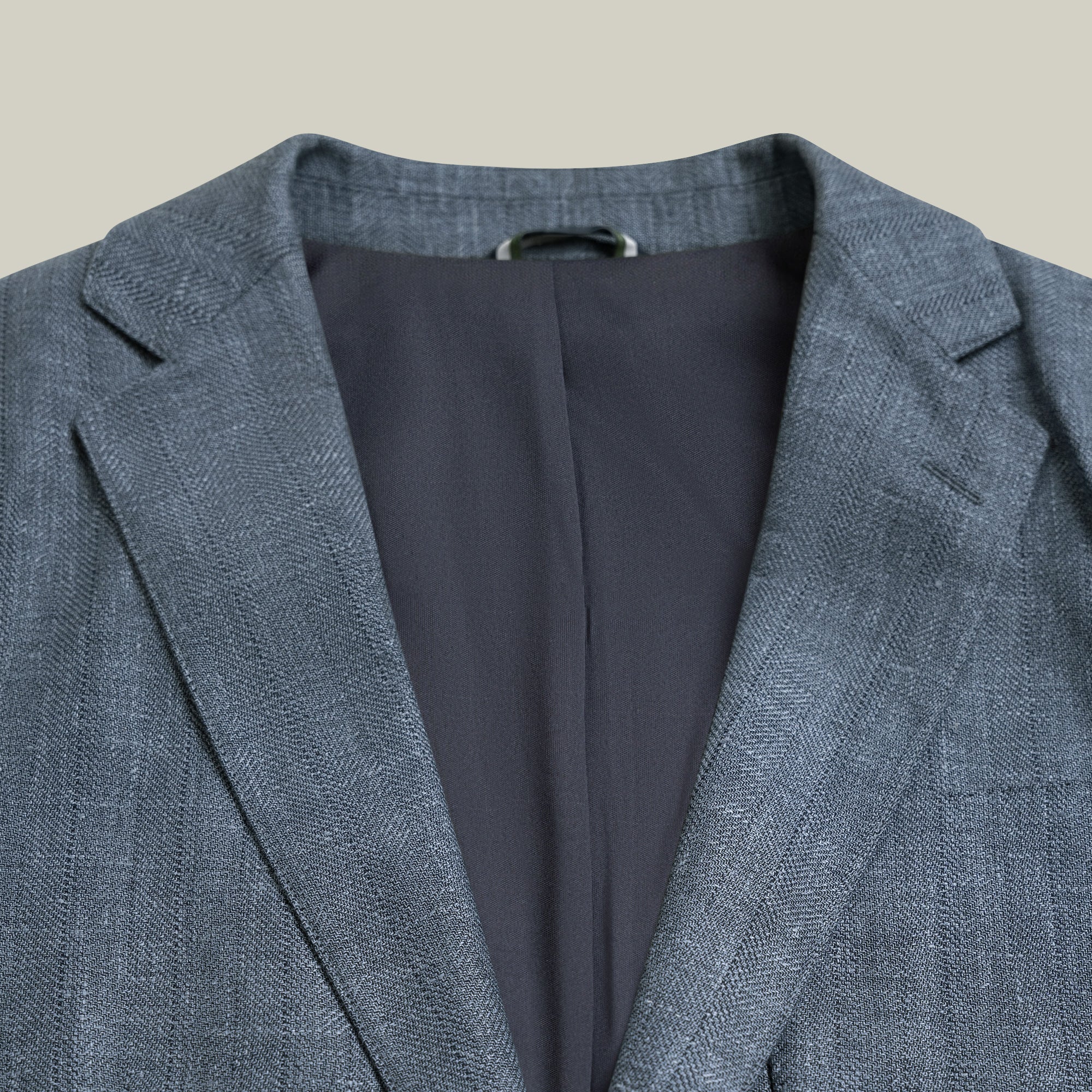 Solano Wool Linen Silk Blazer model tyler in zuma
