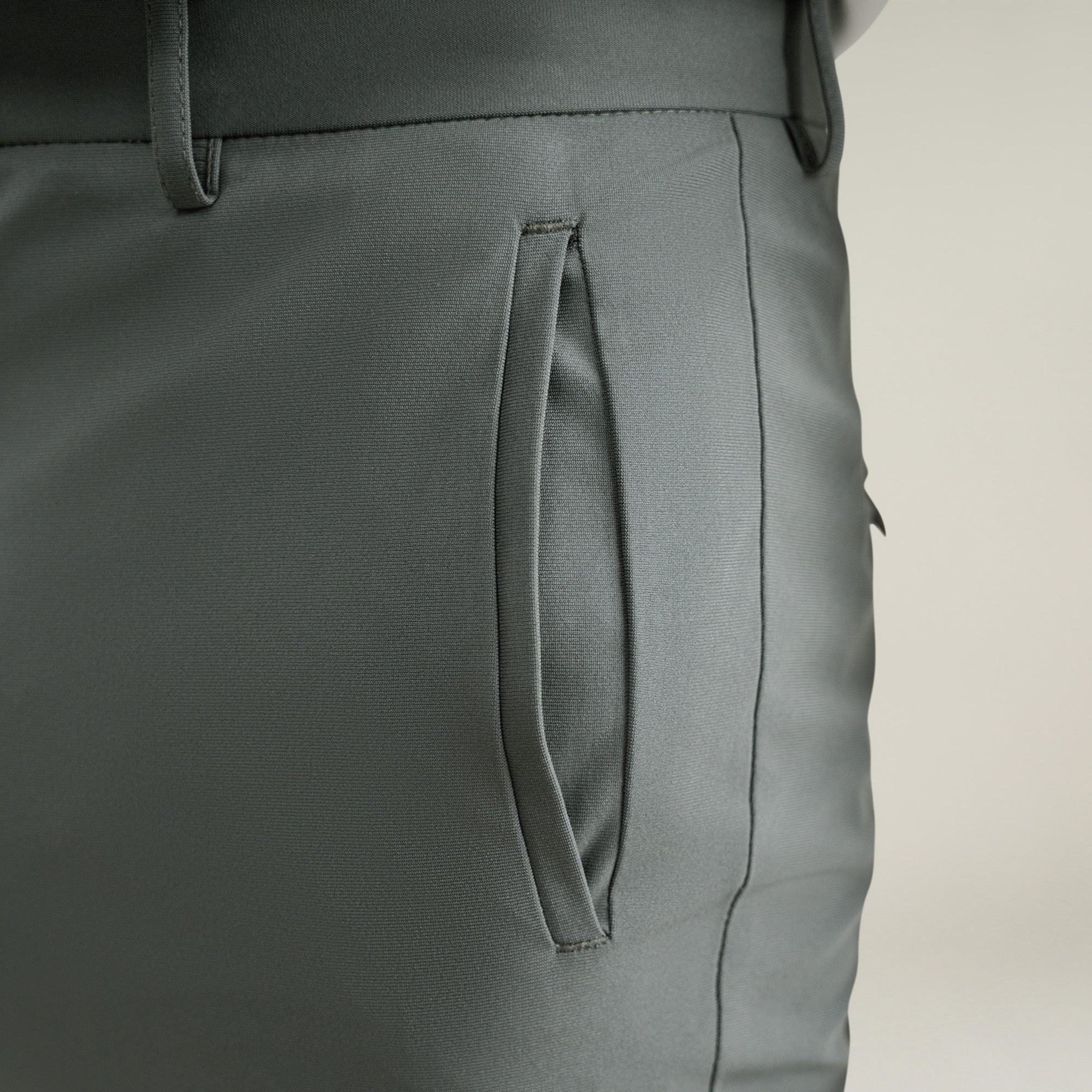 Tags:(6'1"|165) Bespoke custom athleisure technical athletic stretch suit los angeles model Jessey in Pebble