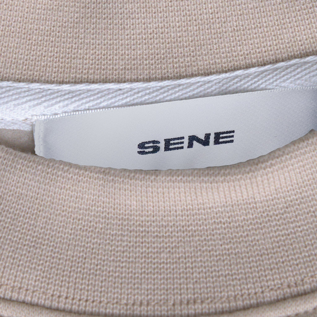 Evening Crewneck Sweater in Heather Sand