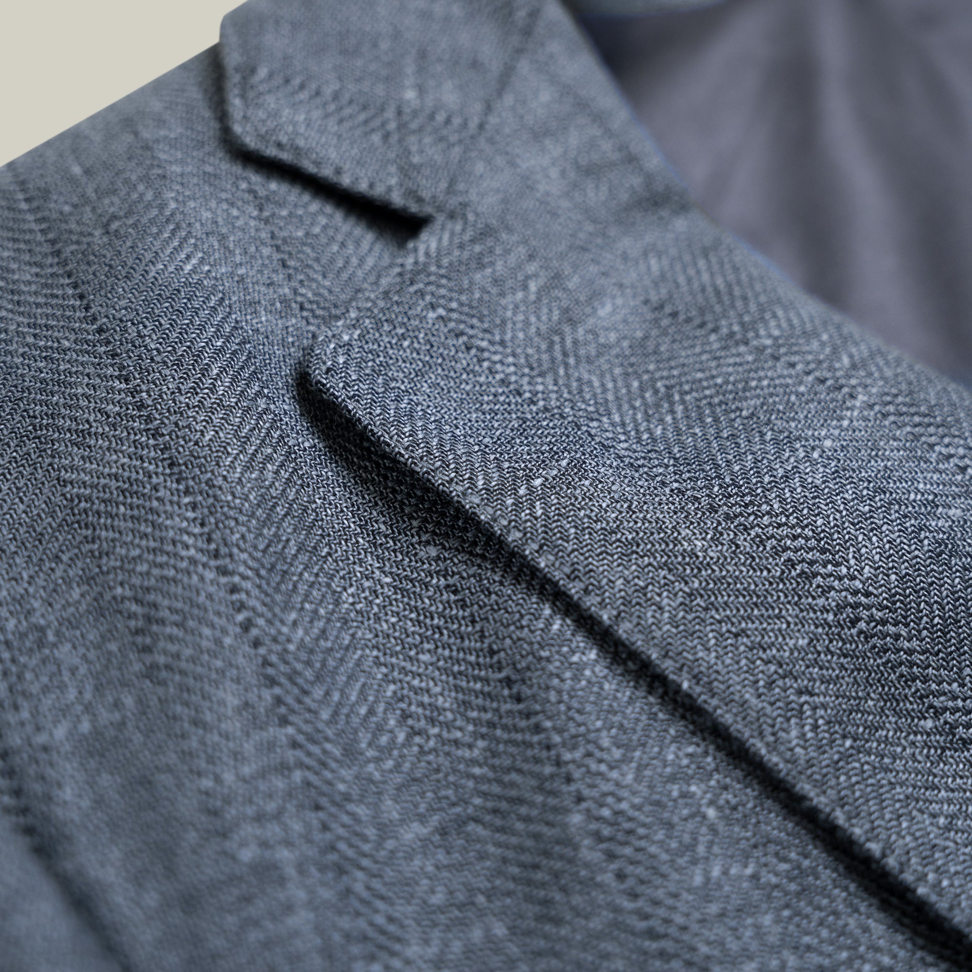 Solano Wool Linen Silk Blazer model tyler in zuma