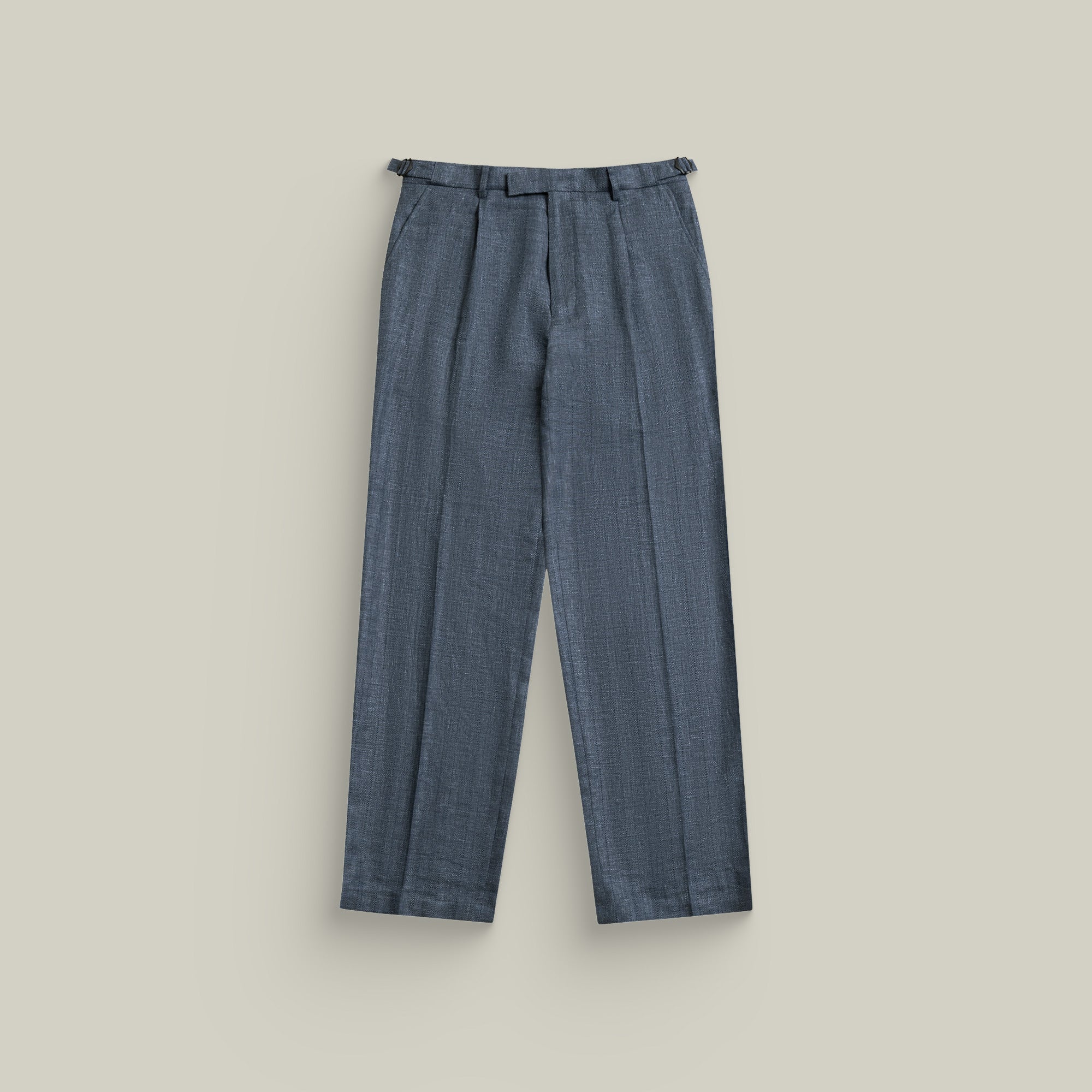 Ford Wool Linen Silk Trousers model tyler in zuma