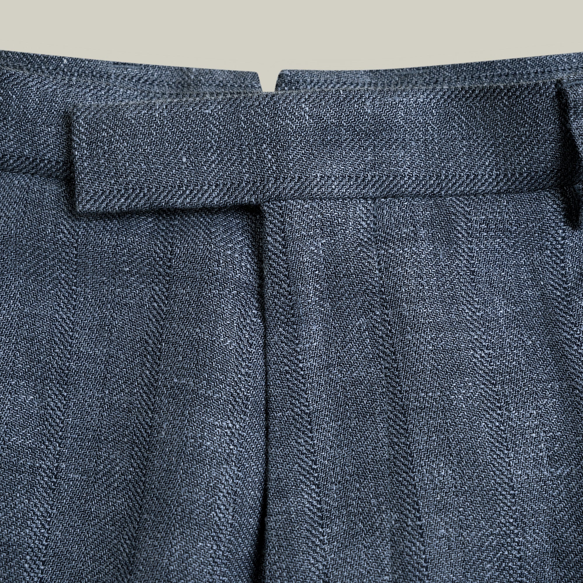 Ford Wool Linen Silk Trousers model tyler in zuma