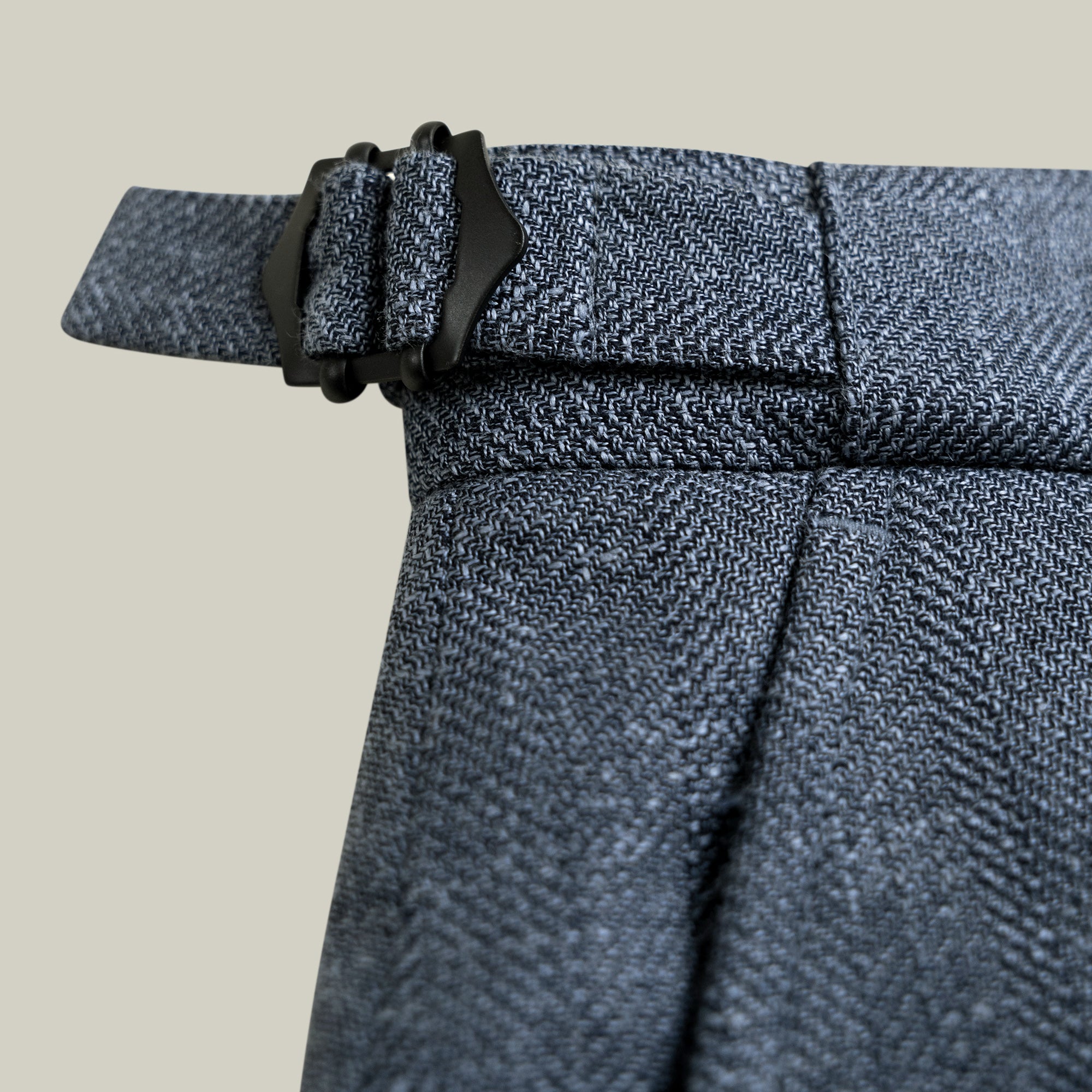 Ford Wool Linen Silk Trousers model tyler in zuma