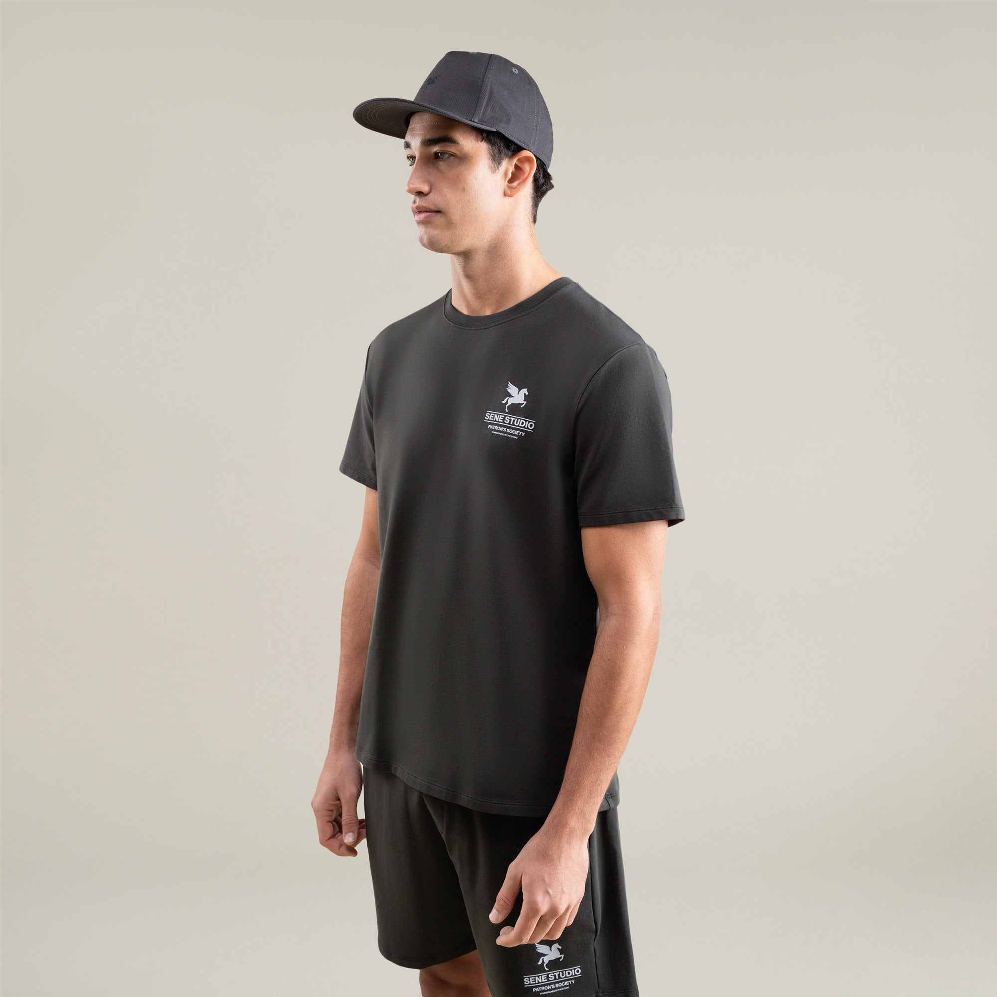 Tags:(Large | 6'1" - 165) Custom t-shirt tee model Jessey in Smoke