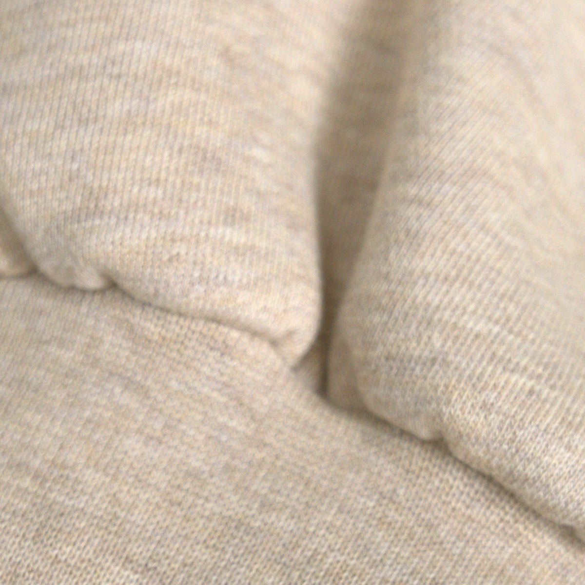 Heavyweight Terry Standard Hoodie model Guillermo in Heather Sand