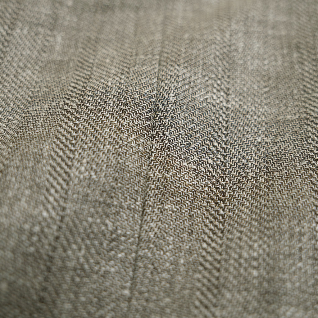 Solano Wool Linen Silk Blazer model tyler in Sage Brush
