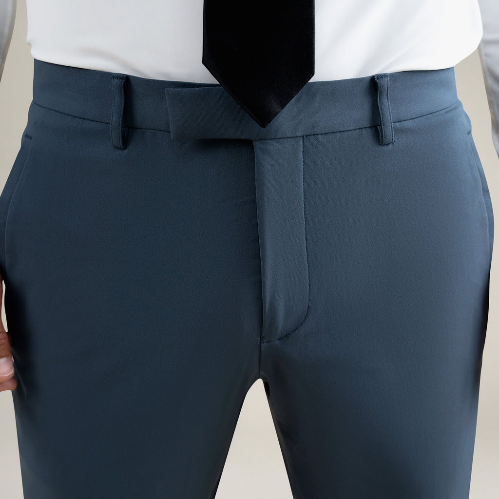 Tags:(6'0"|180 lbs) bespoke custom trousers pant chino performance technical model Tyler in Marina